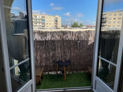 Balcon ou terrasse dans l'établissement Appartement Porte de versailles