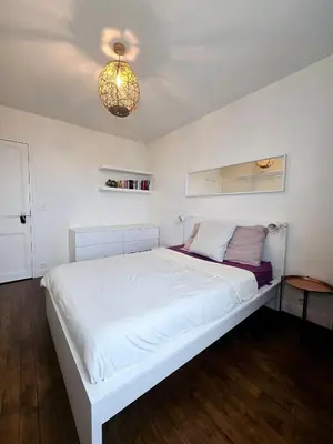 Un ou plusieurs lits dans un hébergement de l'établissement APPARTEMENT T2 Spacieux et lumineux