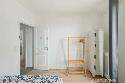 Un ou plusieurs lits dans un hébergement de l'établissement Flexliving - whole apartment - Houel