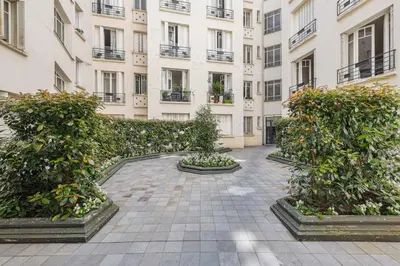 Jardin de l'établissement Cosy studette - Invalides - 1pers