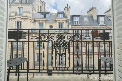 Balcon ou terrasse dans l'établissement Flexliving - whole apartment - Abbé Groult