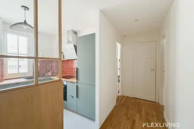 Cuisine ou kitchenette dans l'établissement Flexliving - room - Abbé Groult