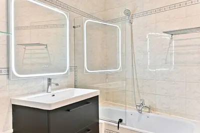 Salle de bains dans l'établissement Appartement Haussmannien lumineux et central