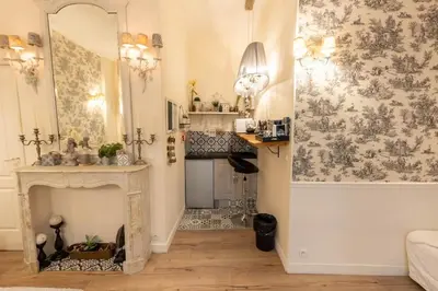 Salle de bains dans l'établissement A 2 pas de la Tour Eiffel