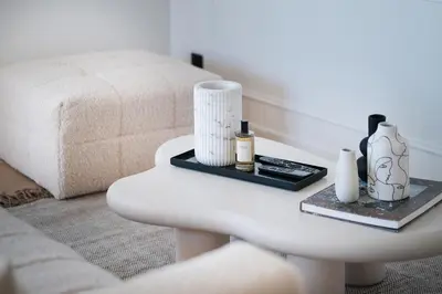 Coin salon dans l'établissement Appartement Luxe 3 Chambres Lits Doubles 6 Personnes - Proche Paris 16, Parc des Princes, Roland-Garros