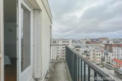 Balcon ou terrasse dans l'établissement Flexliving - room - Losserand