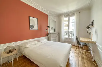 Un ou plusieurs lits dans un hébergement de l'établissement Flexliving - room - Hameau