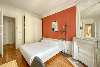 Un ou plusieurs lits dans un hébergement de l'établissement Flexliving - room - Hameau