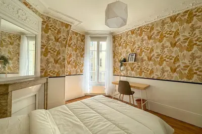 Un ou plusieurs lits dans un hébergement de l'établissement Flexliving - room - Hameau