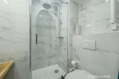 Salle de bains dans l'établissement Flexliving - studio - versailles