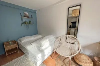 Coin salon dans l'établissement Flexliving - Studio - St Antoine