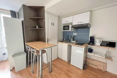 Cuisine ou kitchenette dans l'établissement Flexliving - Studio - St Antoine