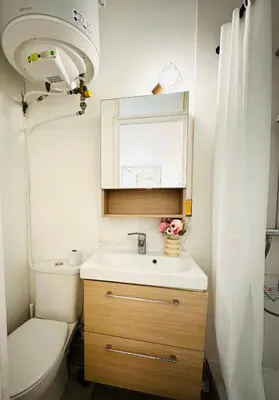 Salle de bains dans l'établissement Flat 800m to Champs de Mars