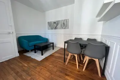 Coin salon dans l'établissement Flexliving - Sublime logement entier - Jonquoy