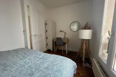 Un ou plusieurs lits dans un hébergement de l'établissement Flexliving - room - Jonquoy
