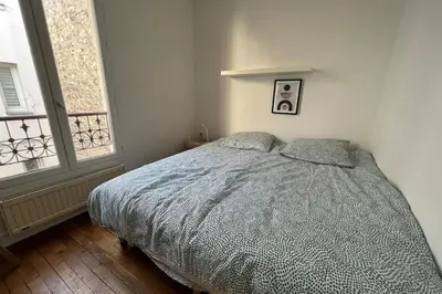 Un ou plusieurs lits dans un hébergement de l'établissement Flexliving - room - Jonquoy