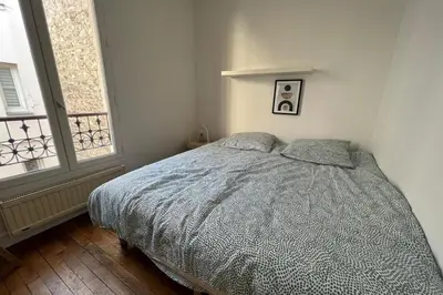 Un ou plusieurs lits dans un hébergement de l'établissement Flexliving - room - Jonquoy