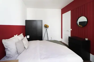 Un ou plusieurs lits dans un hébergement de l'établissement Chambre Paris 05 - Bail mobilité