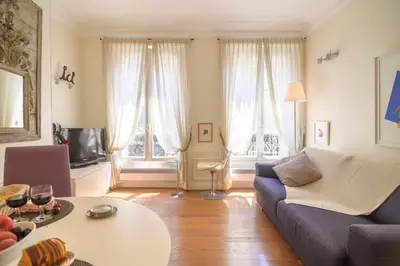 Coin salon dans l'établissement Le Marais Moderne