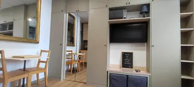 Cuisine ou kitchenette dans l'établissement Studio Porte de Vanves - Paris Sud