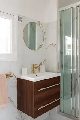 Salle de bains dans l'établissement Appartement 75017 proche Champs Elysées
