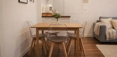 Coin salon dans l'établissement Sublime appartement a Montmartre
