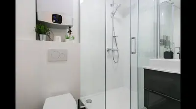 Salle de bains dans l'établissement Superbe appartement familial au cœur du 14 eme