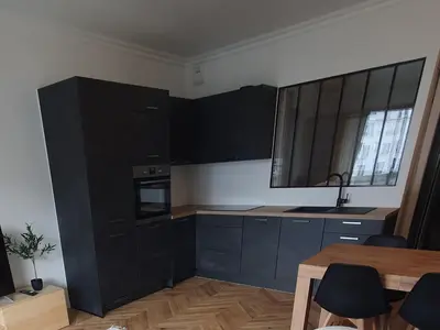 Cuisine ou kitchenette dans l'établissement Mon Paris