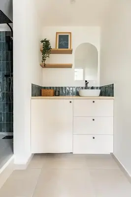 Cuisine ou kitchenette dans l'établissement Appartement cosy avec terrasse proche de Paris