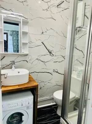 Salle de bains dans l'établissement Apparemment Tour Eiffel- La Motte Picquet Grenelle