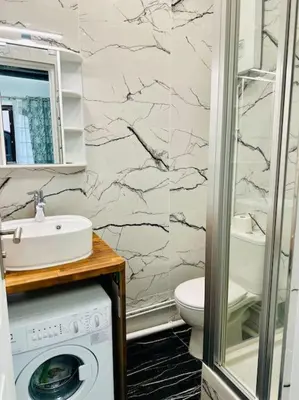 Salle de bains dans l'établissement Apparemment Tour Eiffel- La Motte Picquet Grenelle