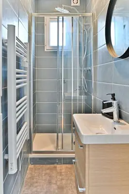 Salle de bains dans l'établissement Appartement Spacieux Vue sur Paris Boulogne