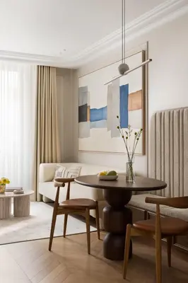 Coin salon dans l'établissement HIGHSTAY - Luxury Serviced Apartments - Bourse
