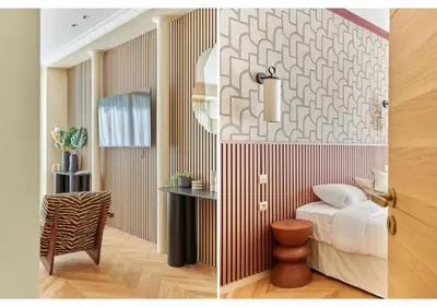 Coin salon dans l'établissement Incredible AC Apartment 3 bedrooms Center of Paris by Studio Prestige