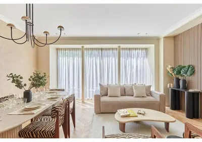 Coin salon dans l'établissement Incredible AC Apartment 3 bedrooms Center of Paris by Studio Prestige