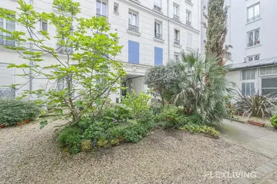 Jardin de l'établissement Flexliving - One bedroom - Fécamp