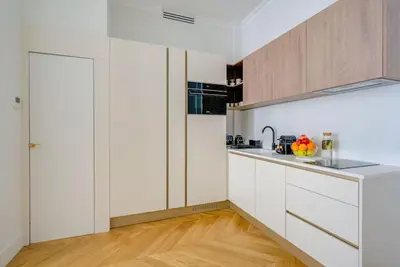 Cuisine ou kitchenette dans l'établissement Luxurious Apartment - Champs Elysées - With AC