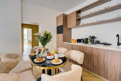 Boissons dans l'établissement Stunning Family Flat - Grands Boulevards - with AC