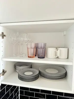 Cuisine ou kitchenette dans l'établissement Chez Zenovia