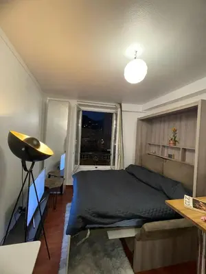 Un ou plusieurs lits dans un hébergement de l'établissement Cozy Parisian Flat in 15th Arr