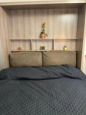 Un ou plusieurs lits dans un hébergement de l'établissement Cozy Parisian Flat in 15th Arr