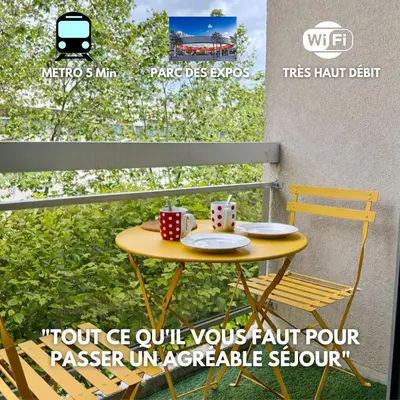 Plan de l'établissement Relax-Parc des expos-Wifi by La clé des expos