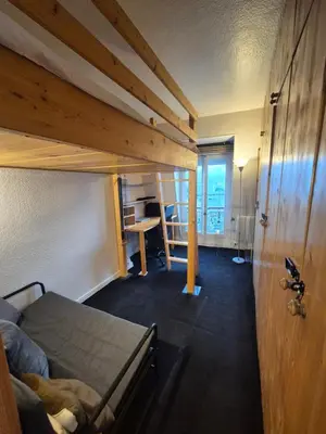 Un ou plusieurs lits dans un hébergement de l'établissement Appartement 3 pièces Gare de Lyon Bercy Arena 75012 Paris