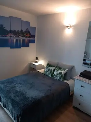 Un ou plusieurs lits dans un hébergement de l'établissement Cosy Paris