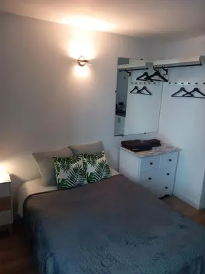 Un ou plusieurs lits dans un hébergement de l'établissement Cosy Paris