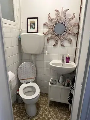 Salle de bains dans l'établissement Paris park view 5 bedrooms familly subway 6