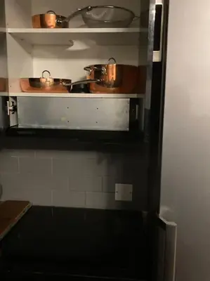 Cuisine ou kitchenette dans l'établissement Rooftop Appartement 75017