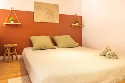Un ou plusieurs lits dans un hébergement de l'établissement Charming Apartment 50m2 - Saint Germain des Près