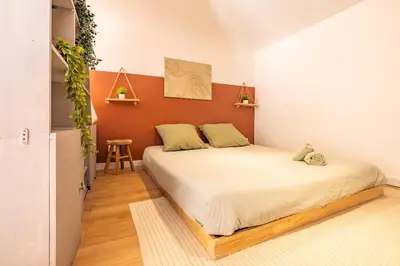 Un ou plusieurs lits dans un hébergement de l'établissement Charming Apartment 50m2 - Saint Germain des Près