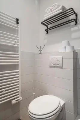 Salle de bains dans l'établissement Apart Merryland Paris Châtelet
